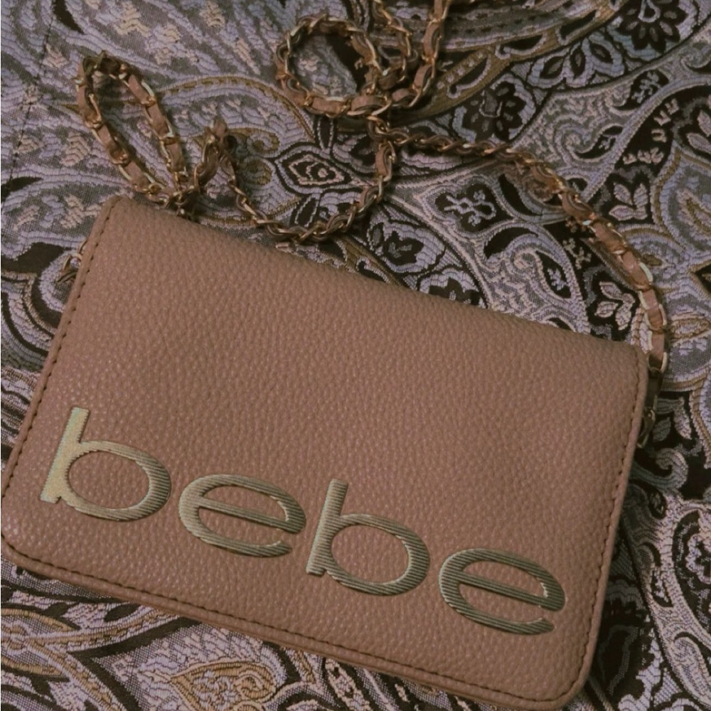 Bebe Tan Crossbody Bag